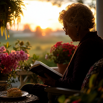 Free Morning Grandmother illustration and picture