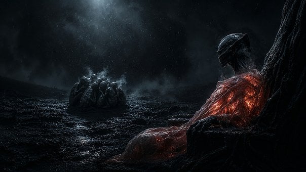Free Alien Dark illustration and picture