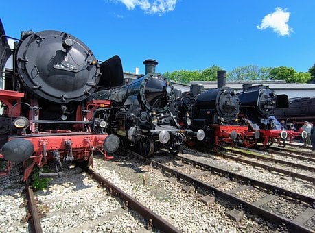 Damplokomotiv, Jernbane, Togs Museum