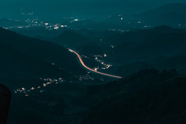 Free Night Landscape Mountains photo and picture