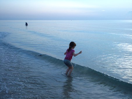 Strand, Ozean, Wellen, Wasser, Küste