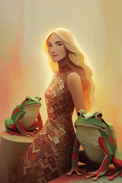 Free Woman Frog photo and picture