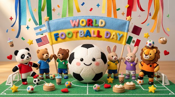 Dia Mundial Do Futebol, Animais Fofos