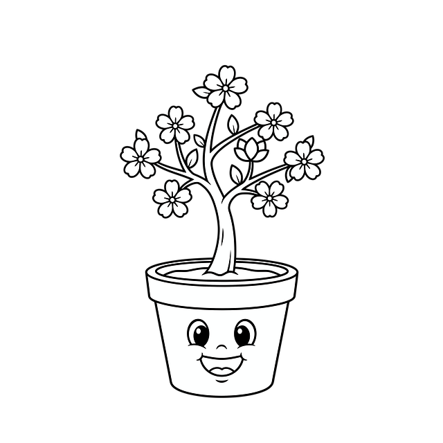 Free line art drawing design illustration