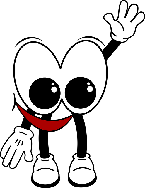 Free cartoon smile friendly vector