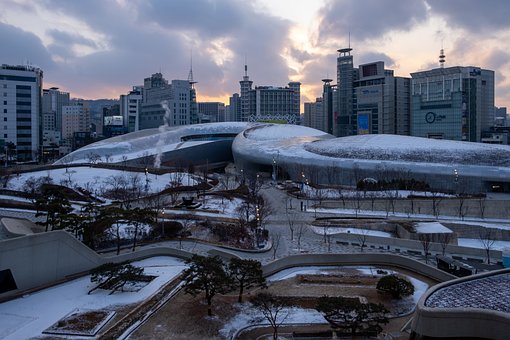 Free Cityscape Snowy photo and picture