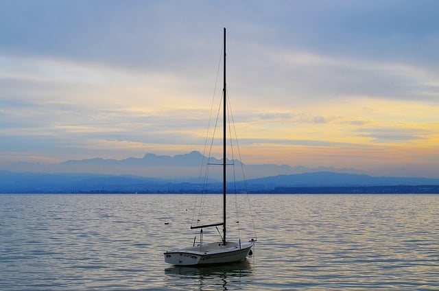 Free Sunset Lake photo and picture