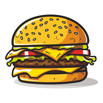 Burger, Hamburger, Cheeseburger
