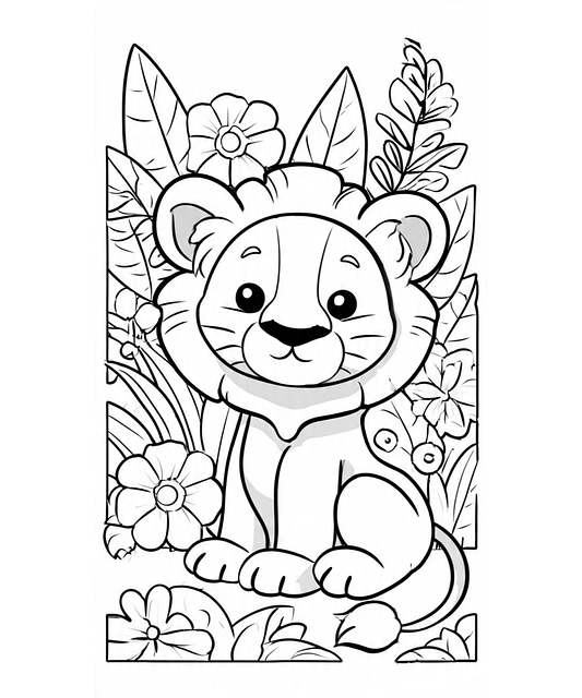 Free Lion Flower illustration and picture