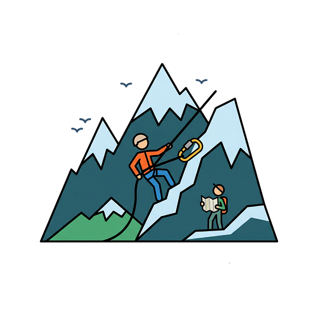 Free mountaineering adventure success vector