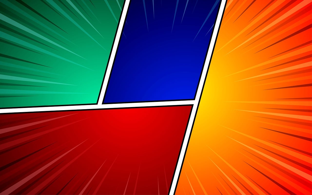 Free cartoon abstract design illustration