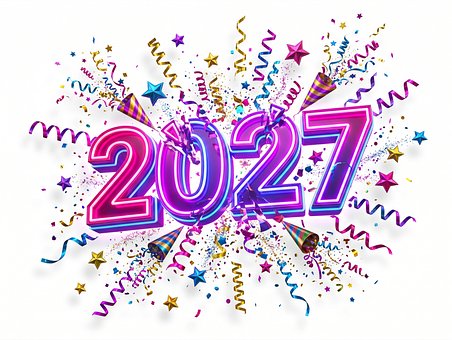 Free 2027 Celebration illustration and picture