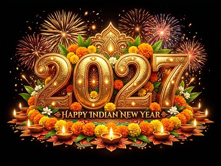 Free 2027 Happy New Year illustration and picture