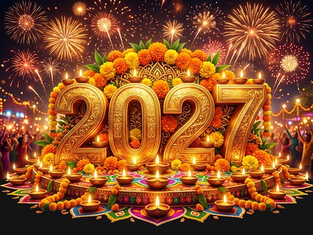 Free 2027 Celebration illustration and picture