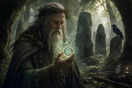 Free Druid Amulet illustration and picture