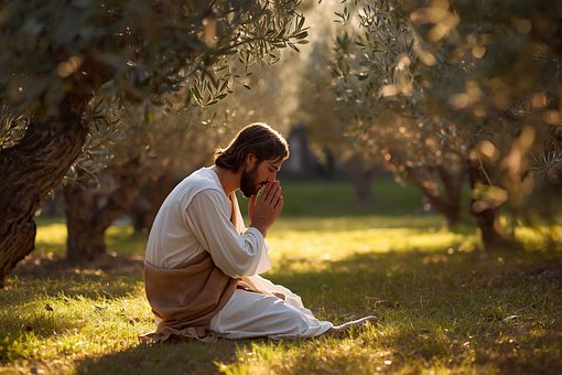 Free Prayer Jesus illustration and picture