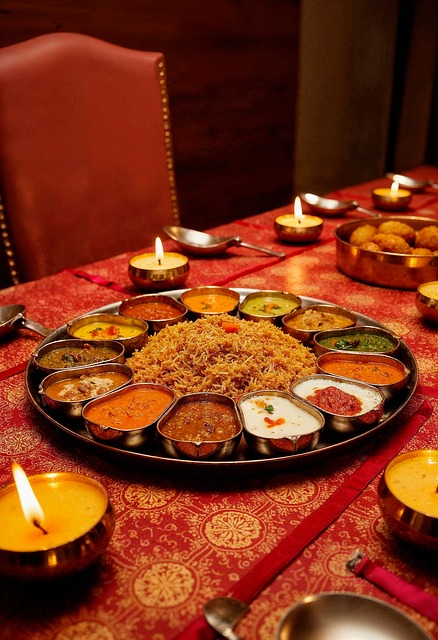 Thali, Indisk Mat, Curry, Tradisjonell