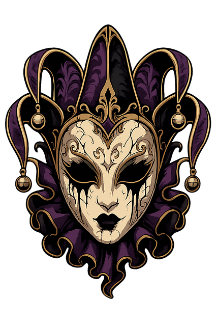 Free horror mask carnival mask venetian mask vector