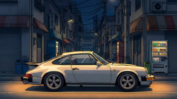 Free Car Porsche illustration and picture