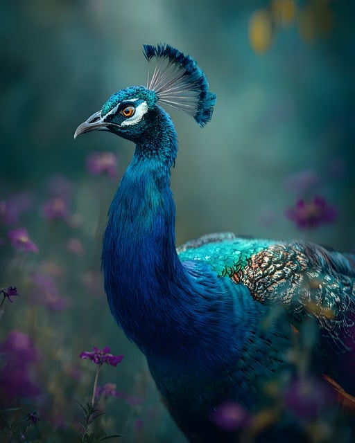 Free Peacock Iridescent photo and picture