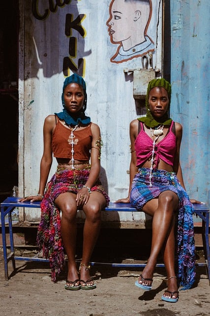 Zwillinge, Mode, Afrikanischer Stil