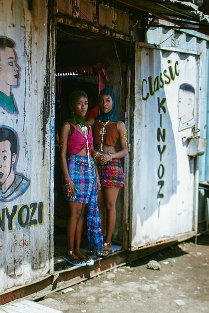 Frauen, Mode, Stylistin, Afro-Stil