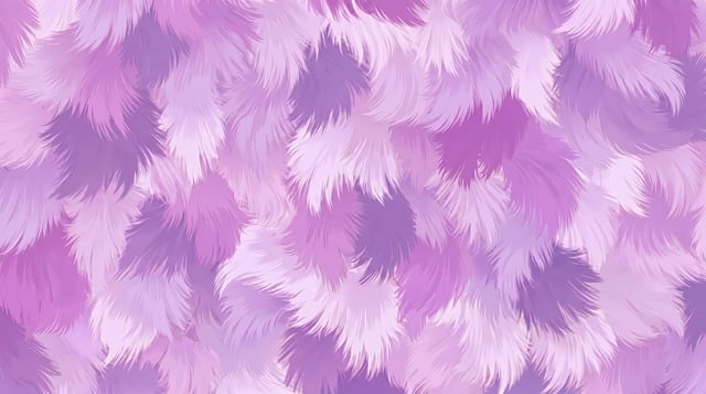 Free purple feathers soft illustration