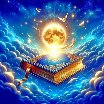 Free Book Magical illustration and picture