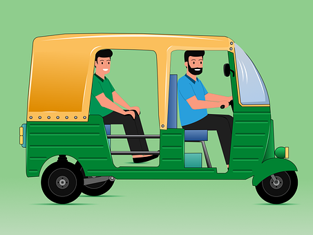 Free Auto Rickshaw illustration and picture