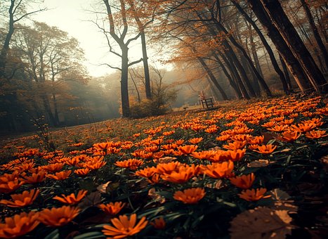 Free Autumn Forest photo and picture