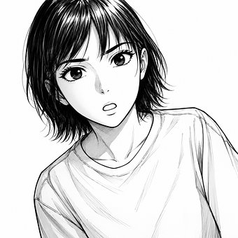 Free Girl Manga illustration and picture