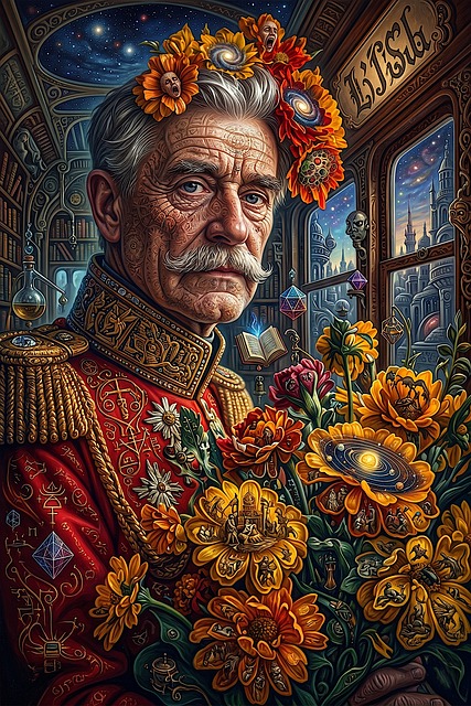 Fantasía, Surrealismo, Emperador, Flores