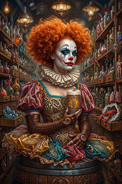 Payaso, Fantasía, Surrealismo, Arlequín