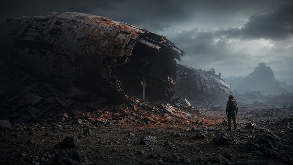 Free Sci-Fi Spaceship illustration and picture
