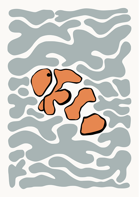 Abstrato, Peixe-Palhaço, Arte, Natureza