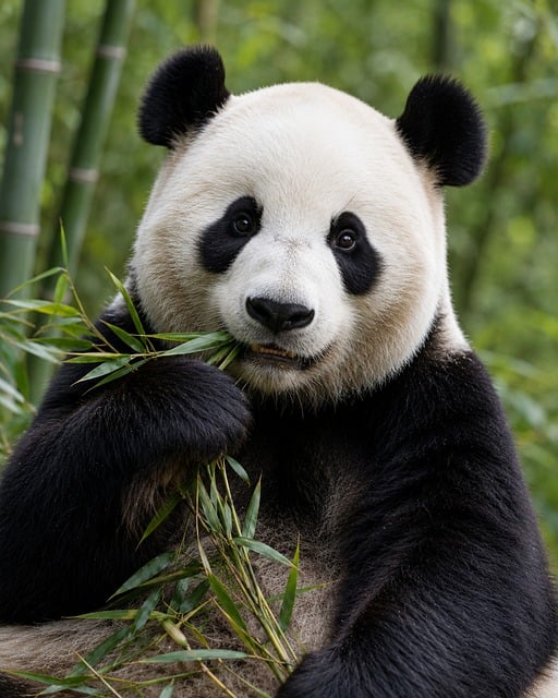 Panda, Bambus, Skov, Vilde Dyr, Pattedyr