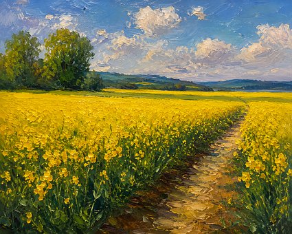 Free Oil Painting Creative illustration and picture