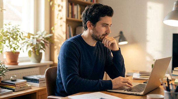 Free Remote Work Laptop illustration and picture