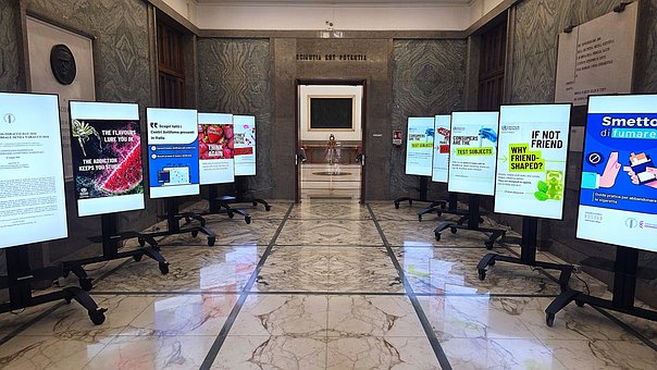 Ausstellung, Rom, Tabak, Rauchen