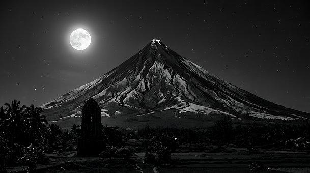 Free Volcano Mountain illustration and picture