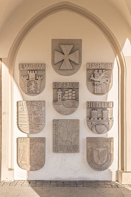 Wapenschild, Muur, Boog, Steen, Symbool