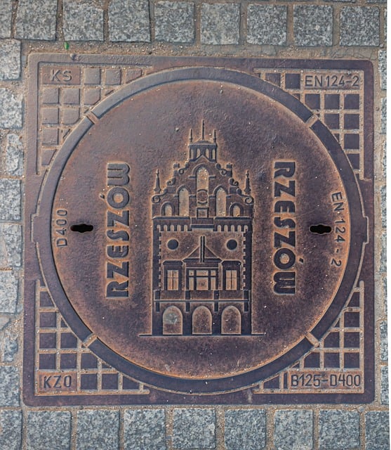 Putdeksel, Rzeszów-Inscriptie