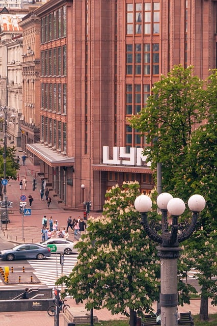 Kiev, Straat, Stad, Reisfotografie