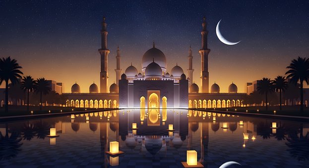 Free Mosque Islamic Architecture illustration and picture