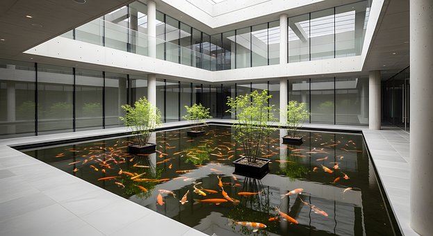 Free Atrium Koi illustration and picture
