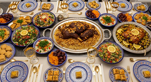Free Traditional Meal Festive Dinner photo and picture