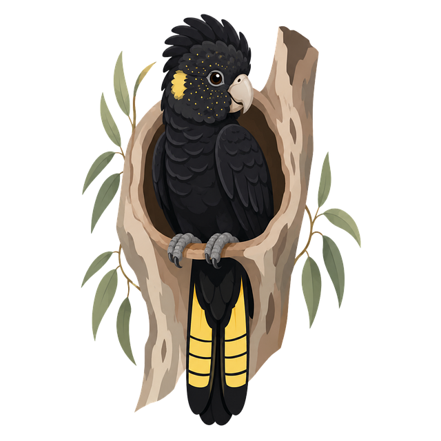 Download free HD stock image of Cockatoo Black Cockatoo Free cockatoo black cockatoo bird illustration
