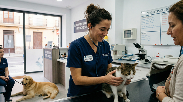 Tierarzt, Tierklinik, Katze