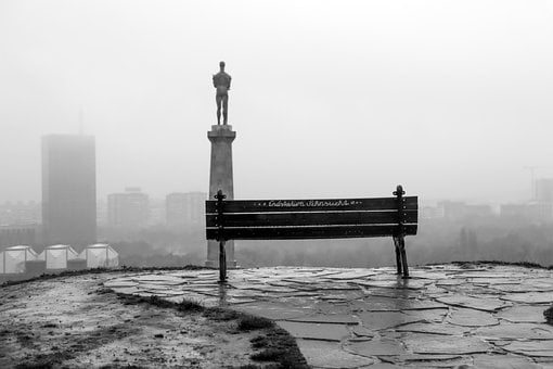 Free Bench Statue photo and picture