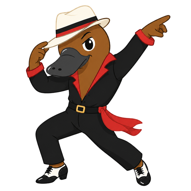 Free platypus animal cartoon illustration